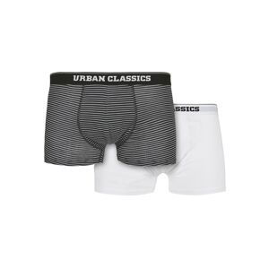 Urban Classics Boxerky  bílá / černá