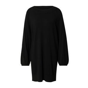 COMMA Úpletové šaty  černá