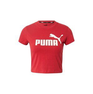 PUMA Funkční tričko  červená / bílá