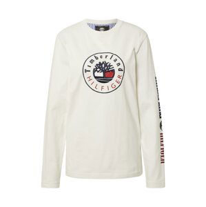 TOMMY HILFIGER Svetr  slonová kost / noční modrá / červená