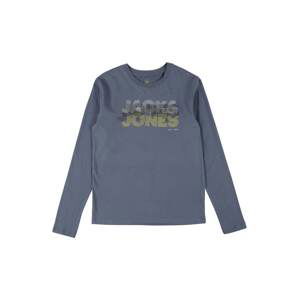 Jack & Jones Junior Tričko 'POWER'  chladná modrá / šedá / černá / světle zelená