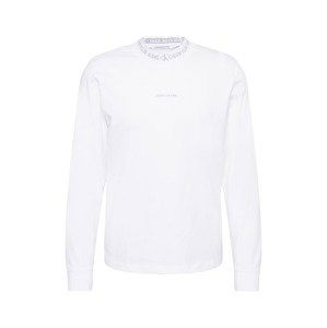Calvin Klein Jeans Tričko  bílá / světle šedá