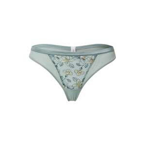 Esprit Bodywear Tanga  pastelově zelená / černá / bílá / zlatá