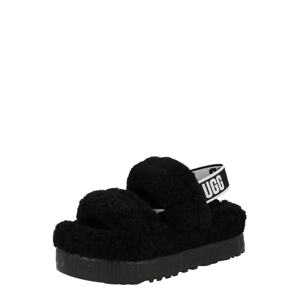 UGG Pantofle 'Fluffita'  černá / bílá