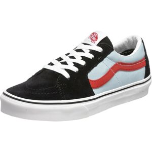 VANS Tenisky  černá / pastelová modrá / bílá / červená