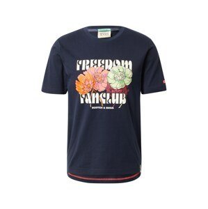 SCOTCH & SODA T-Shirt  námořnická modř / bílá / mátová / meruňková / oranžová