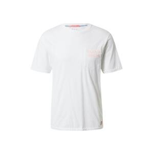 SCOTCH & SODA T-Shirt  bílá / jasně oranžová