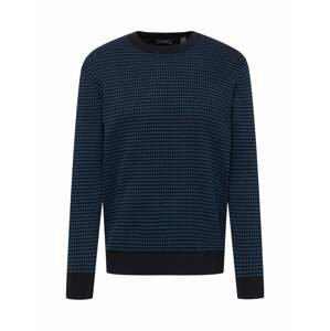 Esprit Collection Sweatshirt 'Pima'  černá / tmavě modrá