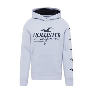 HOLLISTER Mikina  světlemodrá / černá