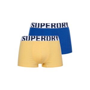 Superdry Boxerky  modrá / žlutá / černá / bílá