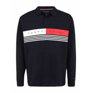 Tommy Hilfiger Big & Tall Tričko  tmavě modrá / bílá / světle červená