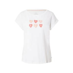ESPRIT Tričko 'Valentine'  starorůžová / melounová / bílá
