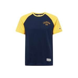 Champion Authentic Athletic Apparel Tričko  námořnická modř / žlutá