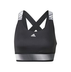 ADIDAS PERFORMANCE Sportovní podprsenka 'Believe This'  černá / bílá