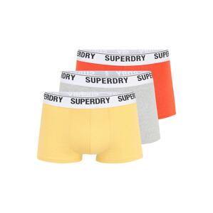 Superdry Boxerky  žlutá / šedá / oranžová / černá / bílá