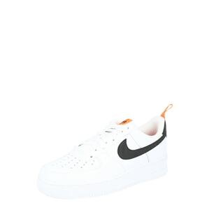 Nike Sportswear Tenisky 'AIR FORCE 1'  bílá / černá / oranžová