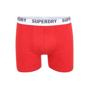 Superdry Boxerky  červená / bílá / tmavě modrá