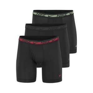 NIKE Sportovní spodní prádlo  černá / pastelově červená / tmavě šedá / světle zelená