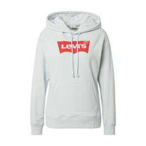 LEVI'S Mikina  světle šedá / červená