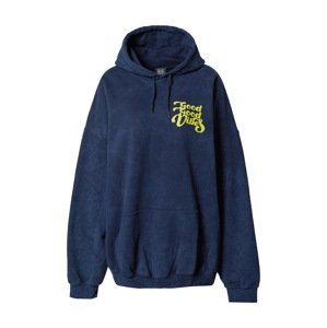 BDG Urban Outfitters Mikina  námořnická modř / žlutá / černá / tyrkysová