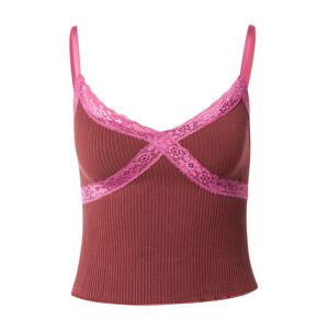 BDG Urban Outfitters Top  pink / tmavě červená