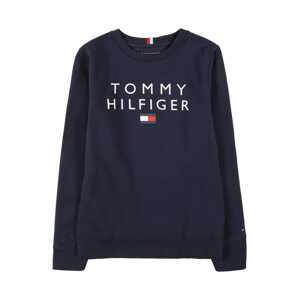 TOMMY HILFIGER Mikina  noční modrá / bílá / červená