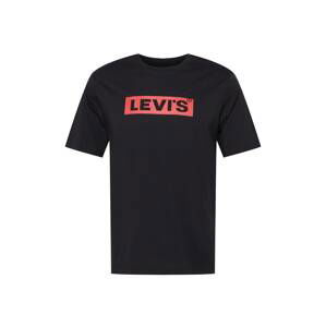 LEVI'S Tričko  černá / světle červená