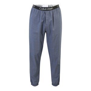 Calvin Klein Underwear Pyžamové kalhoty  kouřově modrá / černá / bílá