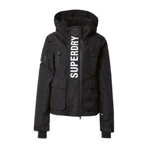 Superdry Outdoorová bunda 'Ultimate Rescue'  černá / bílá