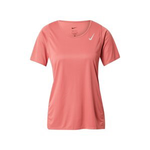 NIKE Funkční tričko  bílá / světle růžová