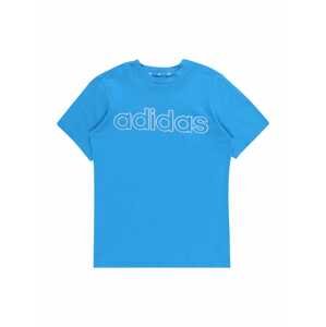 ADIDAS PERFORMANCE Funkční tričko  bílá / azurová modrá