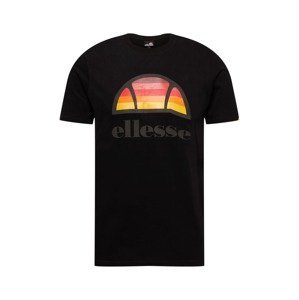 ELLESSE Tričko 'Sunset'  oranžová / červená / černá