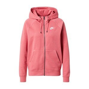 Nike Sportswear Mikina s kapucí  pink / bílá