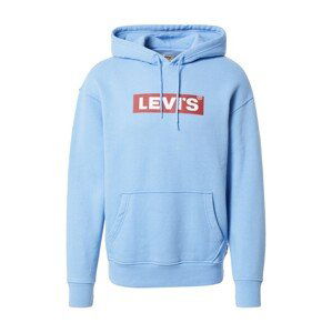 LEVI'S Mikina  světlemodrá / bílá / červená