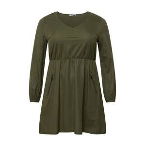 ABOUT YOU Curvy Šaty 'Samira'  khaki