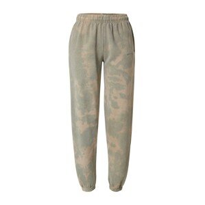 BDG Urban Outfitters Kalhoty  khaki / pastelově zelená