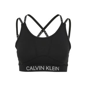 Calvin Klein Performance Sportovní podprsenka  černá / bílá