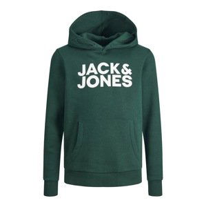 Jack & Jones Junior Mikina  jedle / bílá