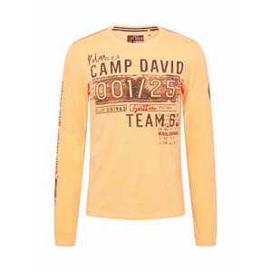 CAMP DAVID Tričko  oranžová / černá / humrová
