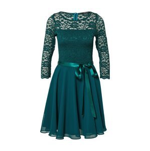 SWING Koktejlové šaty  smaragdová