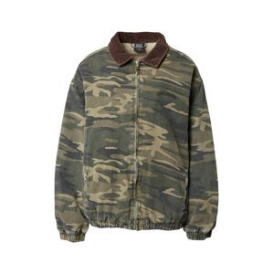 BDG Urban Outfitters Přechodná bunda 'BILLY HARRINGTON'  noční modrá / hnědá / khaki / olivová / pudrová