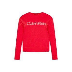Calvin Klein Curve Mikina  červená / bílá
