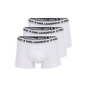 Karl Lagerfeld Boxerky  bílá / černá