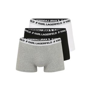 Karl Lagerfeld Boxerky  šedá / černá / bílá