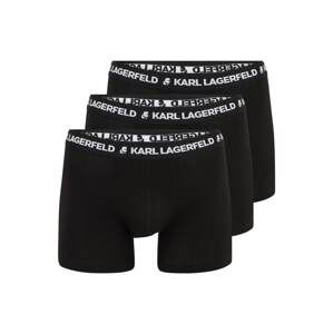 Karl Lagerfeld Boxerky  černá / bílá