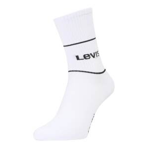 LEVI'S Ponožky  černá / bílá