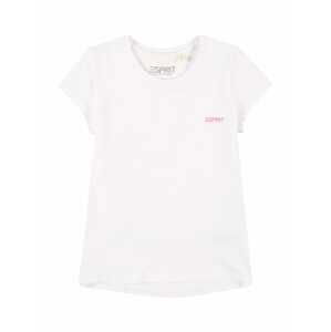 ESPRIT Tričko  bílá / pink