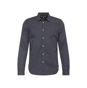 TOM TAILOR DENIM Košile  marine modrá / bílá