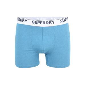 Superdry Boxerky  námořnická modř / nebeská modř / bílá