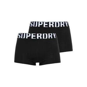 Superdry Boxerky  černá / bílá